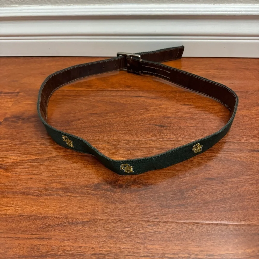 BU Baylor Belt Vintage Size 34
